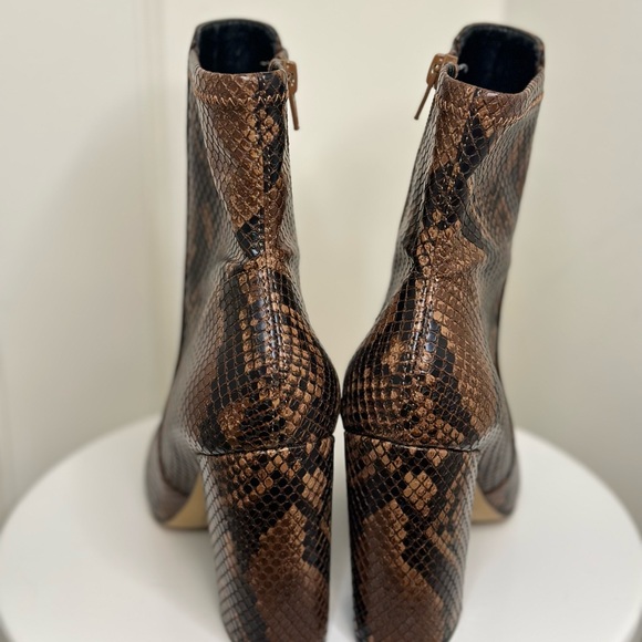 Aldo Faux Snake Skin Ankle Boot - Picture 6 of 9